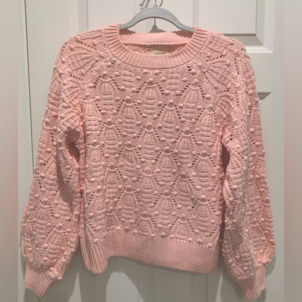 Pink sweater